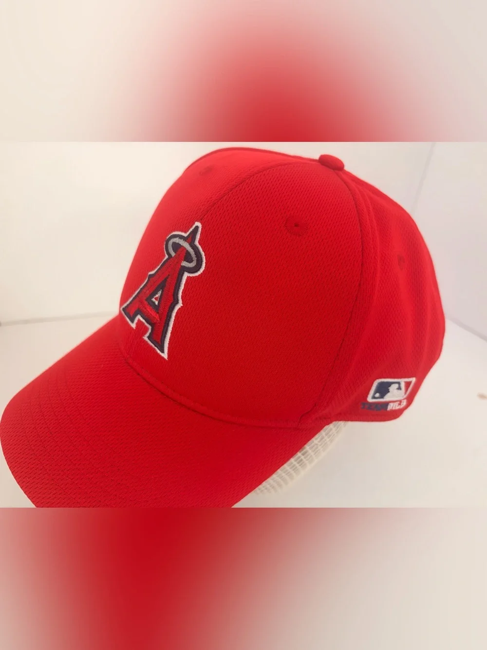 Angels Red MLB Logo Baseball Cap